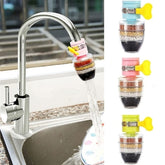 360° Rotating Kitchen Faucet Water Filter – Universal Tap Attachment with Multi-Layer Filtration